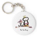 Pen Tea Party keychains