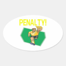 Penalty Oval Sticker