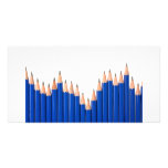 Pencil chart photo cards