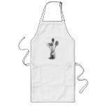 Pencil Drawing: Dutch Crock with Kitchen Utensils aprons