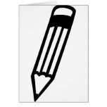pencil icon greeting cards
