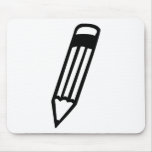 pencil icon mousepads