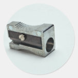 Pencil sharpener Photo Round Sticker