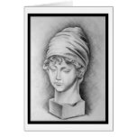 Pencil Sketch of Woman (Card)