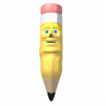 pencil smilie face ornament photo sculptures