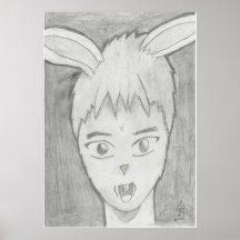 pencil works of faces (2) print