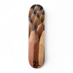 pencils, 2L skateboards