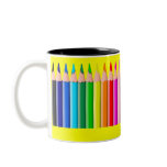 Pencils - Customised Two-Tone Mug