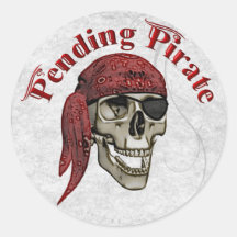 Pending Pirate Stickers