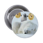 Penguin Alarm Pinback Buttons