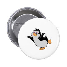 Penguin Ballet Pinback Button
