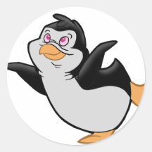 Penguin Ballet Sticker
