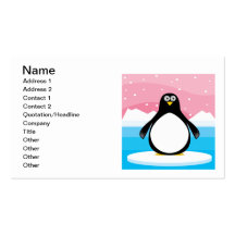 Penguin Business Card Template