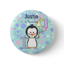 Penguin Cutie- Boy First Birthday