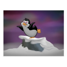 Penguin Dreaming Postcard