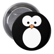 Penguin Eyes Buttons