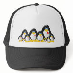 Penguin Family Trucker Hats