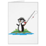 Penguin Fishing Card