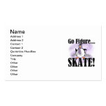 Penguin Go Figure Skate T-shirts and Gifts Business Card