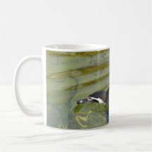 Penguin going swimming mugs