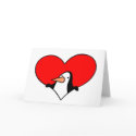 Penguin Heart card