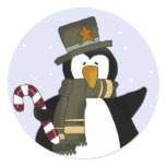 Penguin Holiday Stickers