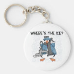 Penguin Ice Skating Key Chains