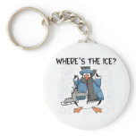 Penguin Ice Skating Key Chains