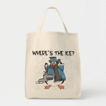 Penguin Ice Skating Tshirts and Gifts Bags