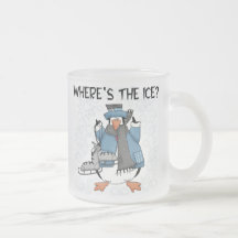 Penguin Ice Skating Tshirts and Gifts Coffee Mug
