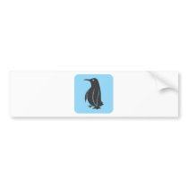 Penguin Icon bumper stickers
