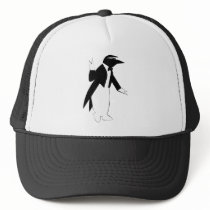 Penguin in a Tuxedo  - Cool As Ice Hipster Trucker Hats