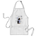 Penguin in Awe aprons