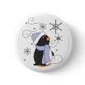 Penguin in Awe buttons