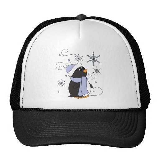 Penguin in Awe Hats