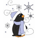 Penguin in Awe t-shirts