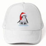 Penguin in Santa Hat
