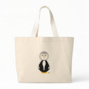 Penguin In Wedding Dress bags