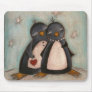 Penguin Love - Mouse Pad