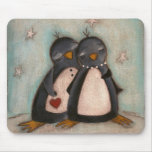 Penguin Love - Mouse Pad mousepads