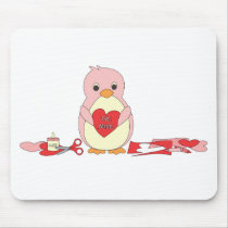 Penguin Making Valentines