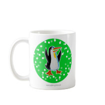Penguin Mug Green