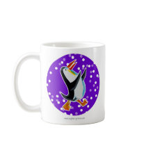 Penguin Mug Purple