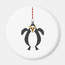 Penguin Ornament Fridge Magnet