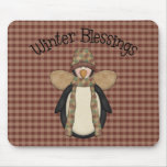 Penguin Pals Christmas Mousepad
