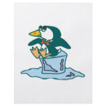 penguin sitting on ice cube flyers