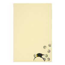 Penguin Stationary Custom Stationery