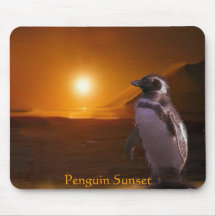 PENGUIN SUNSET Mousepad