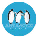 Penguin Swimming stickers