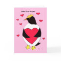 Penguin Valentine -- Cool Heart Penguin cards